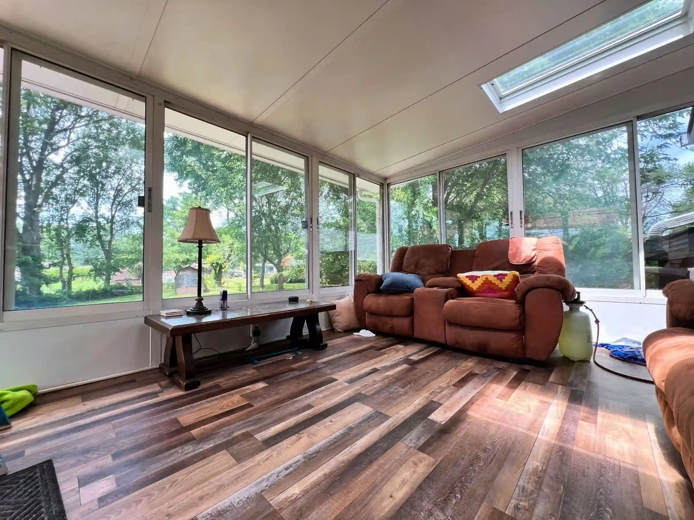 Residential window tinting Indianapolis sunroom